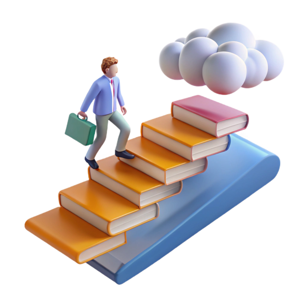 vecteezy_3d-illustration-climbing-the-book-staircase-to-success_56667240